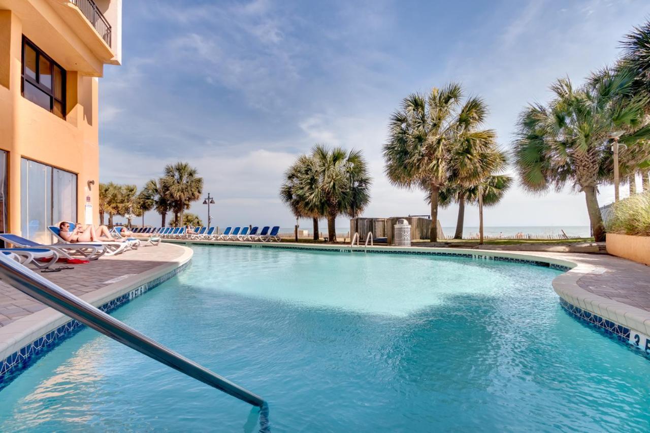 Oceanview Studio Escape With Beach Steps Away! 1828 Myrtle Beach Exterior photo